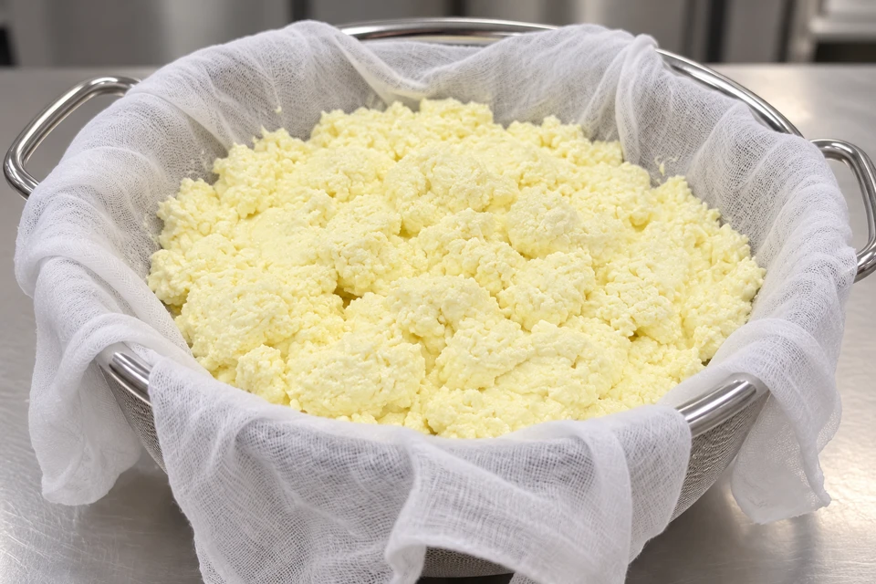 Curds made specifically for Rasmalai