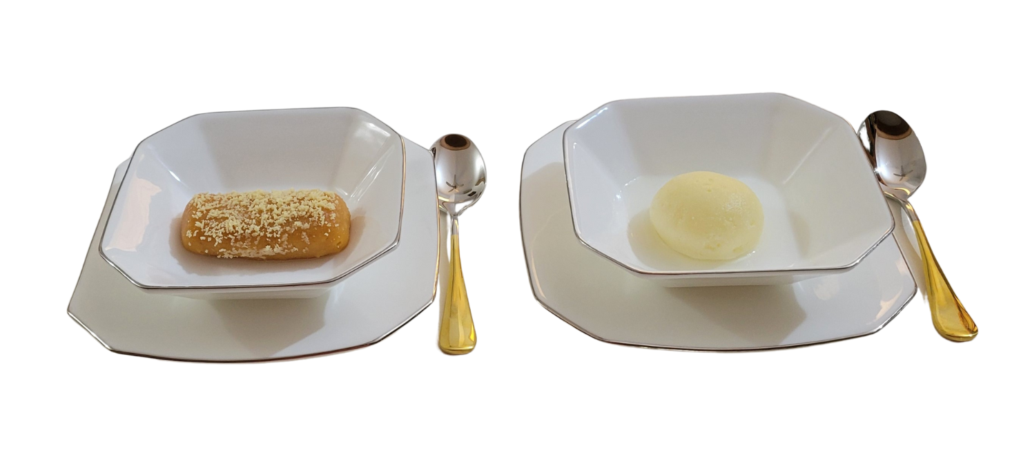 Assorted Artees desserts — studio composition